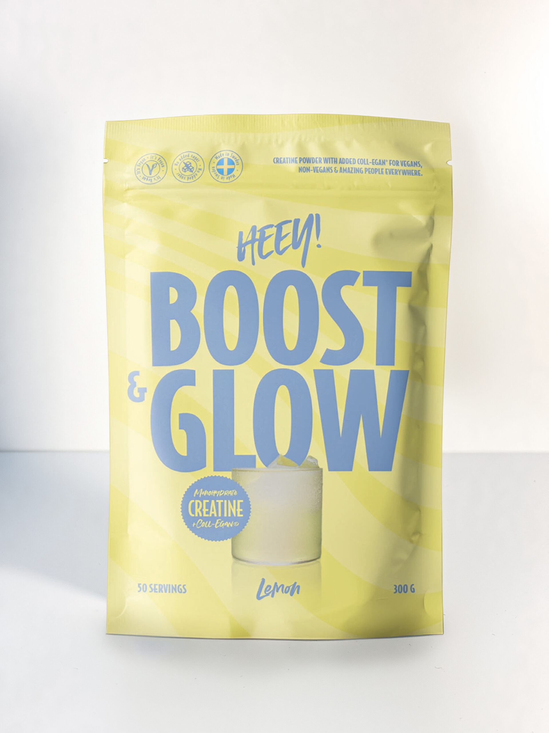 HEEY Boost & Glow Creatine + Coll-egan® Lemon