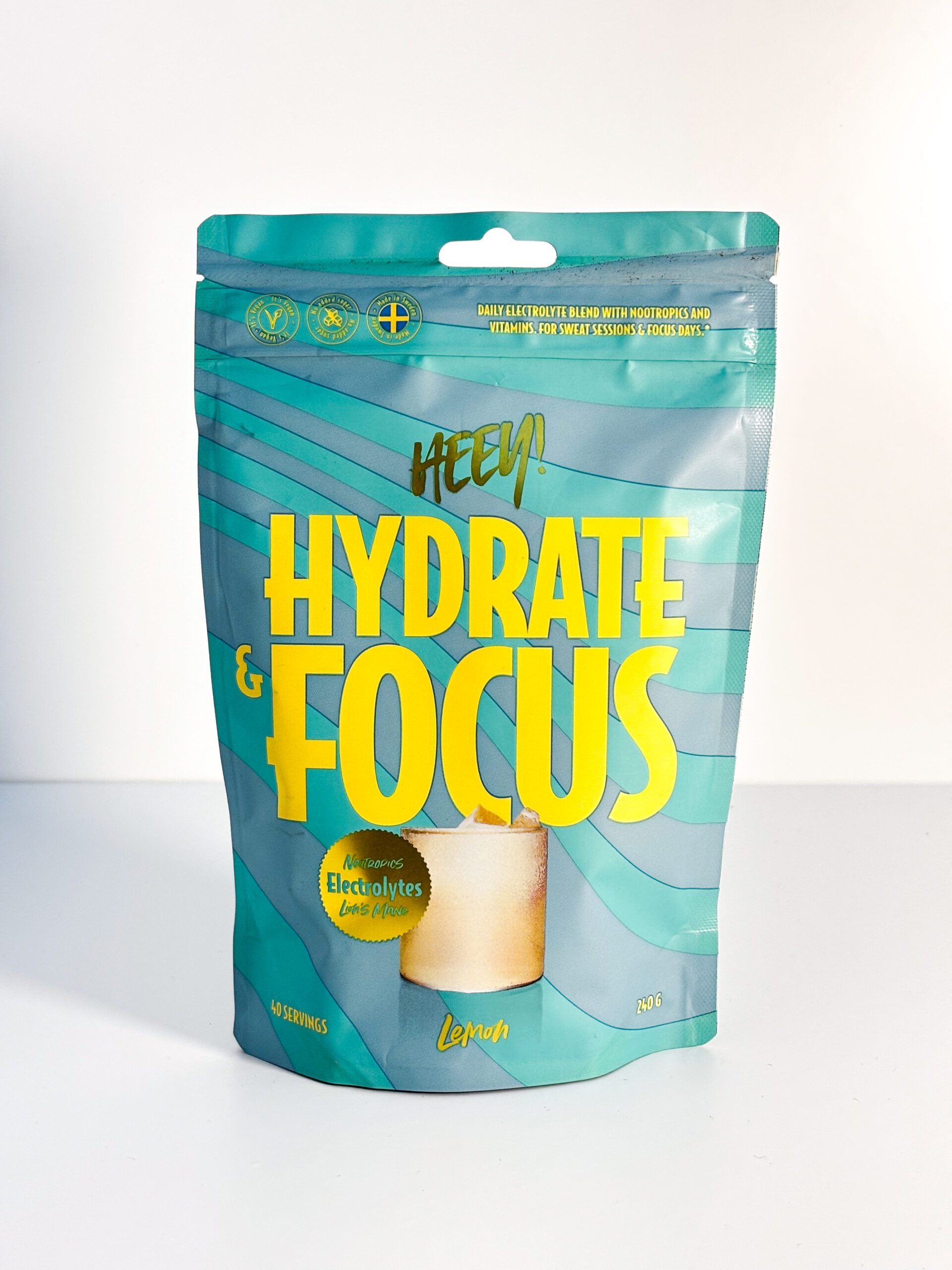 HEEY Hydrate & Focus Electrolytes + Lions Mane