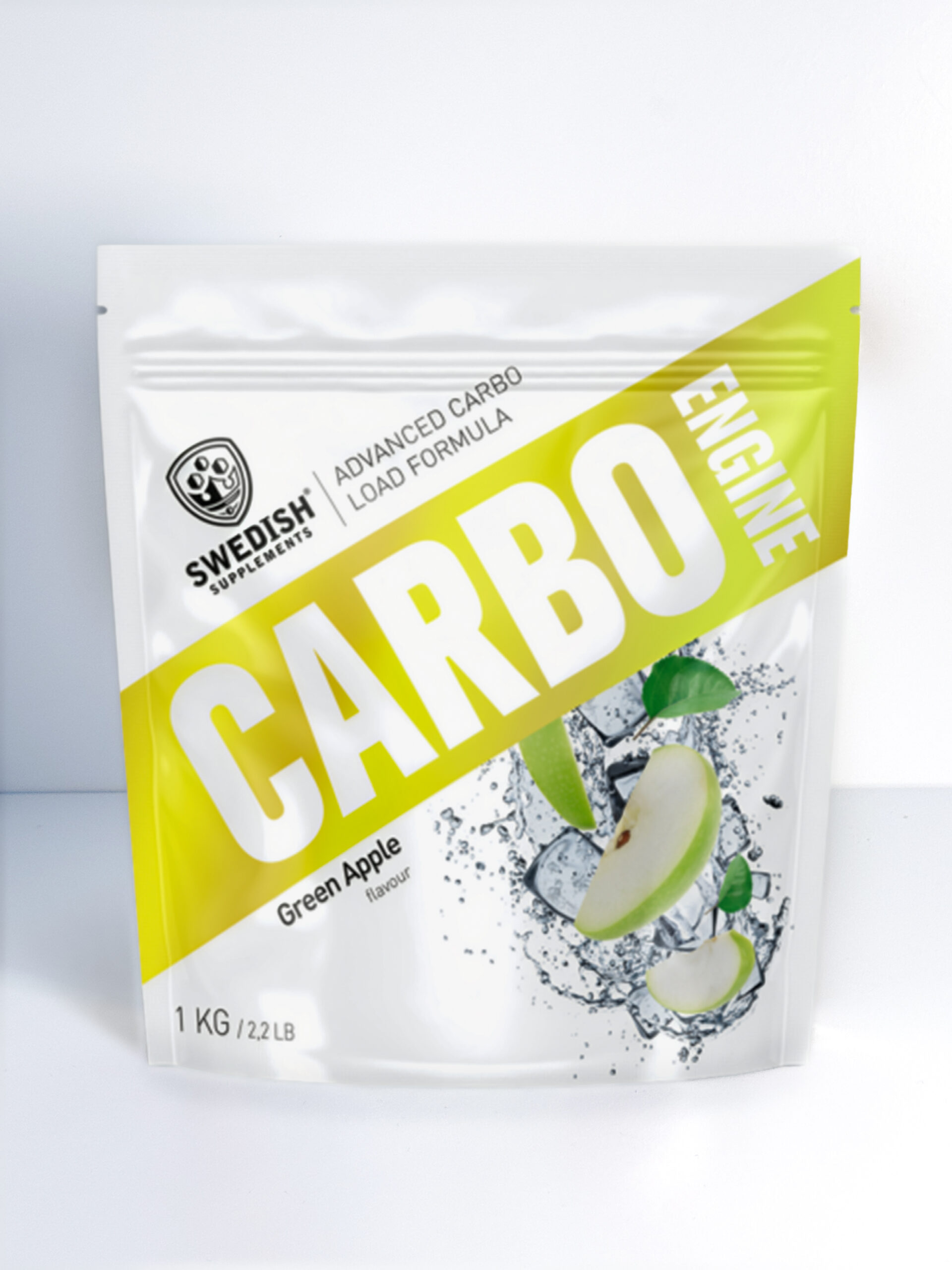 Swedish Supplements Carbo Engine 1kg, Green Apple