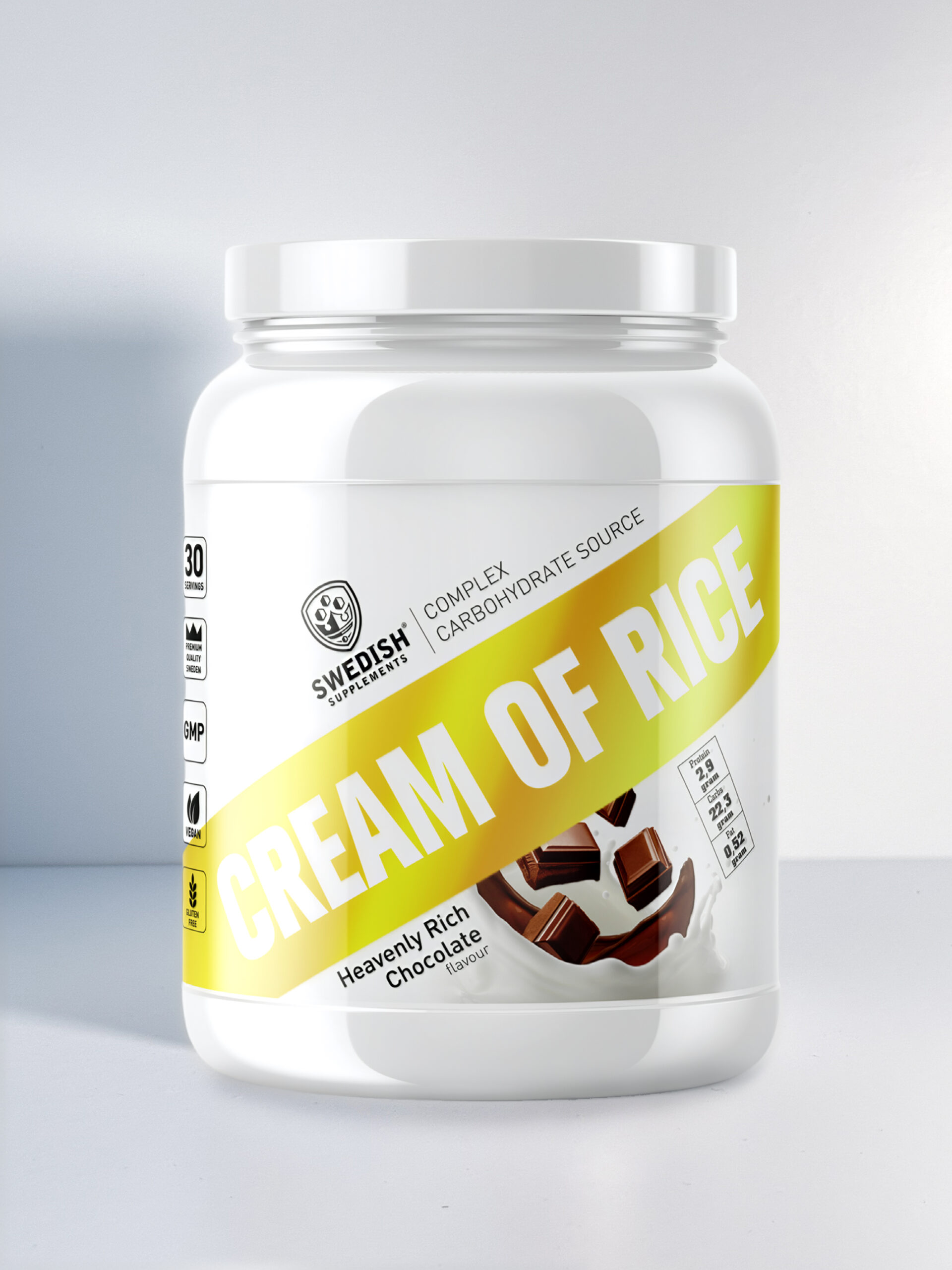 Swedish Supplements Cream of Rice 1kg, Heavenly Rich Chocolate